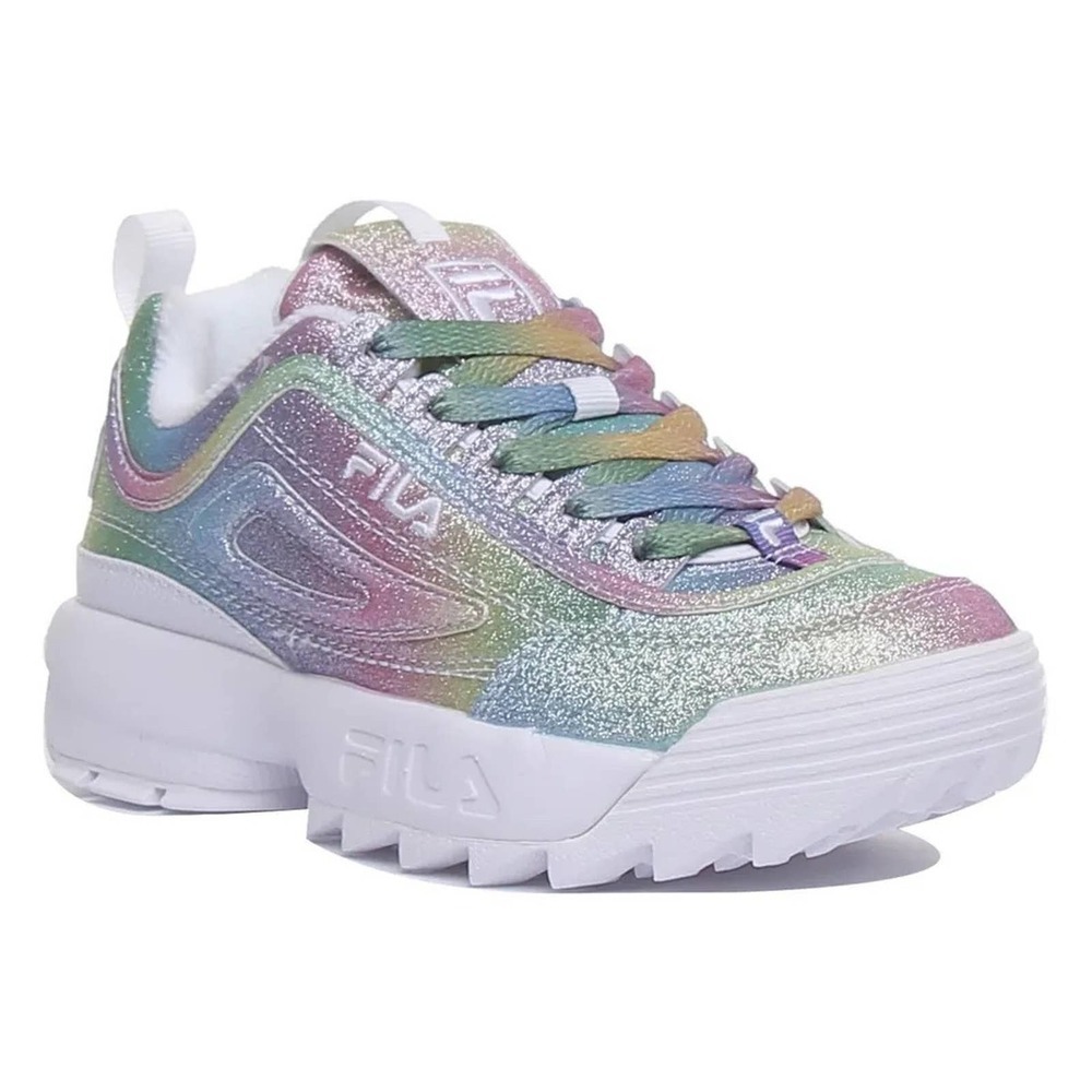 Fila | Womans Glitter Chunky Sneakers 6